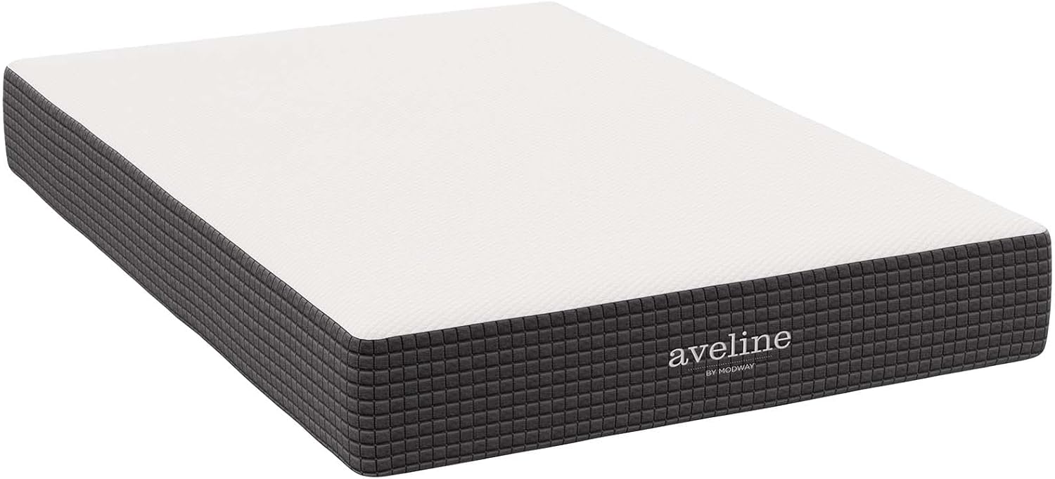 Modway Aveline Gel Infused Memory Mattress with CertiPUR-US Certified Foam, Full, White · v2
