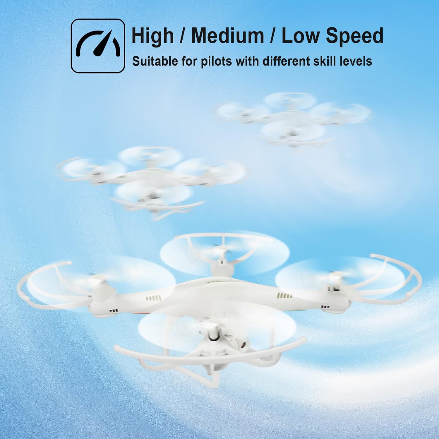 Cheerwing CW4 RC Drone พร้อมกล้อง HD 720P สำหรับเด็กและผู้ใหญ่ RC Quadcopter พร้อมการบินลอยตัวอัตโนมัติ