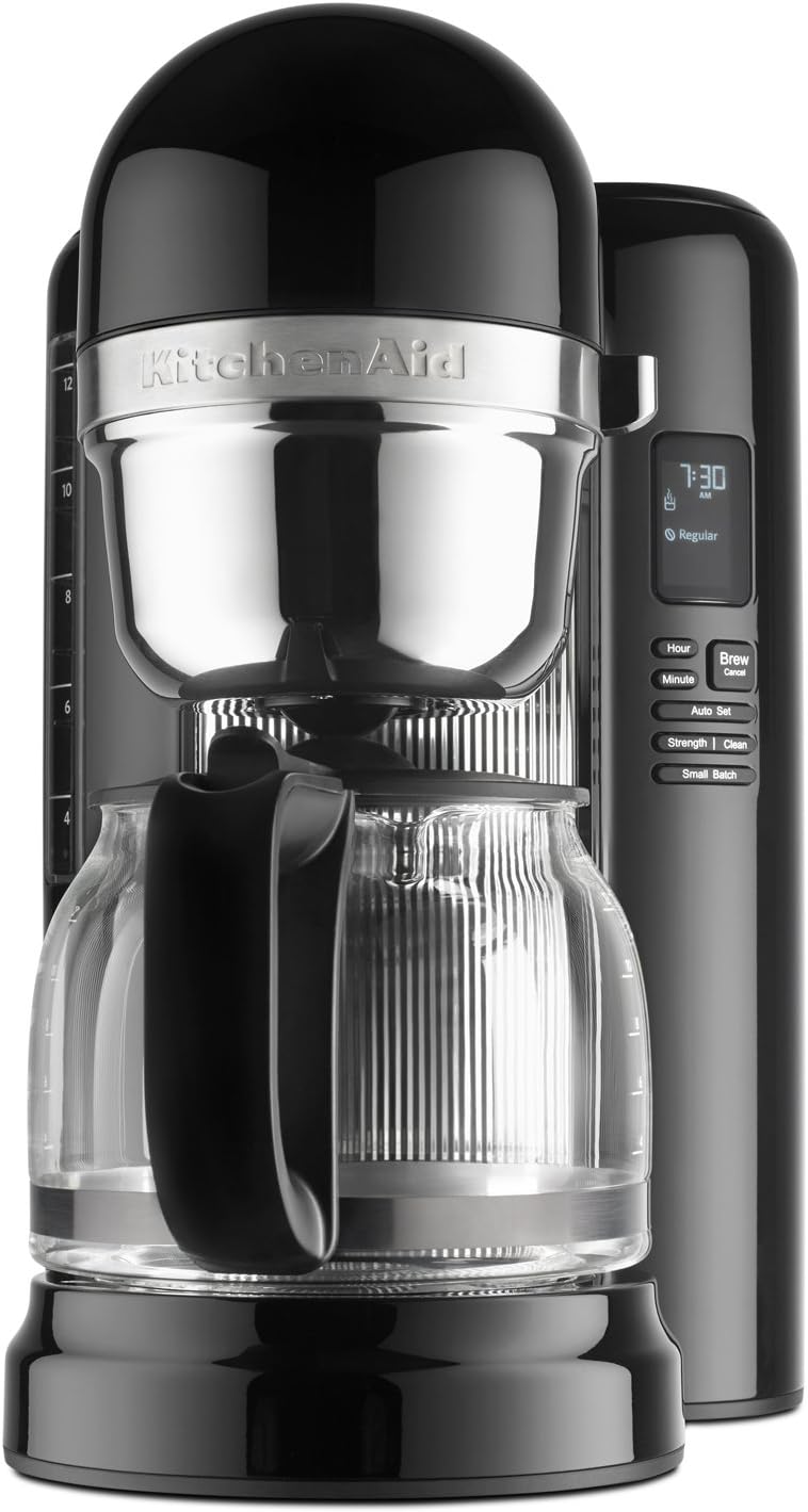 เครื่องชงกาแฟ KitchenAid KCM1204OB 12 ถ้วย พร้อมระบบชงแบบกดครั้งเดียว - Onyx Black