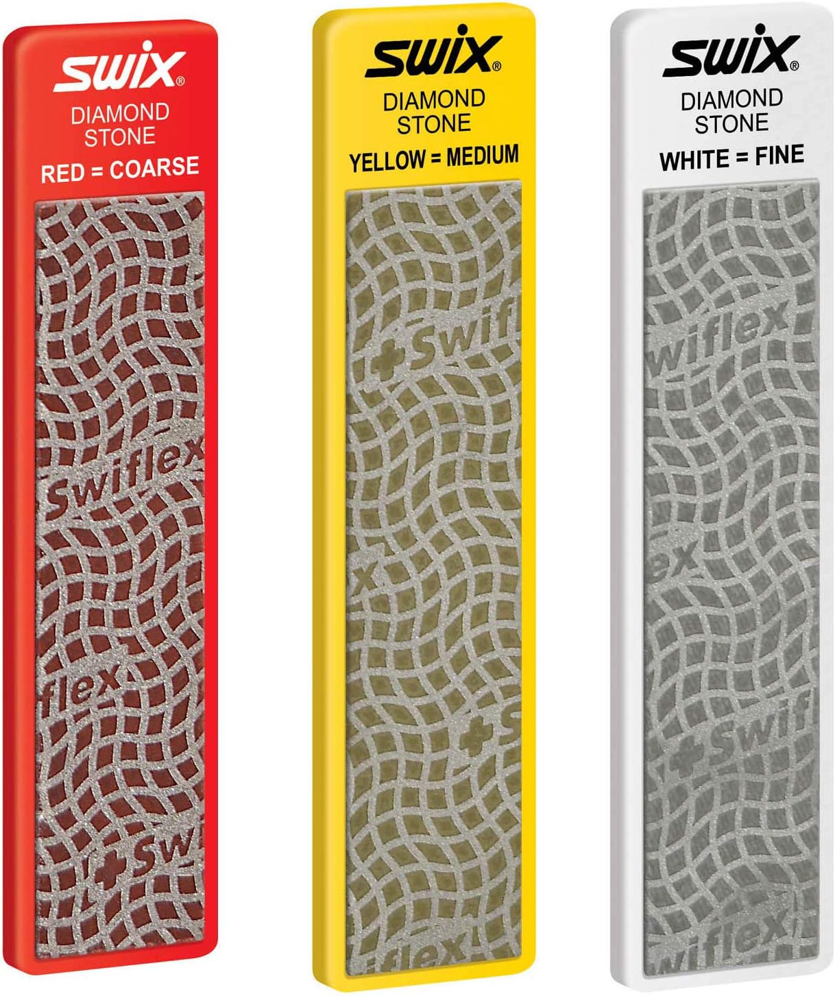 Swix 3-Pack Diamond Sharpening Stones - Coarse, Medium,  Fine - Ski amp; Snowboard Tuning Equipment · v2