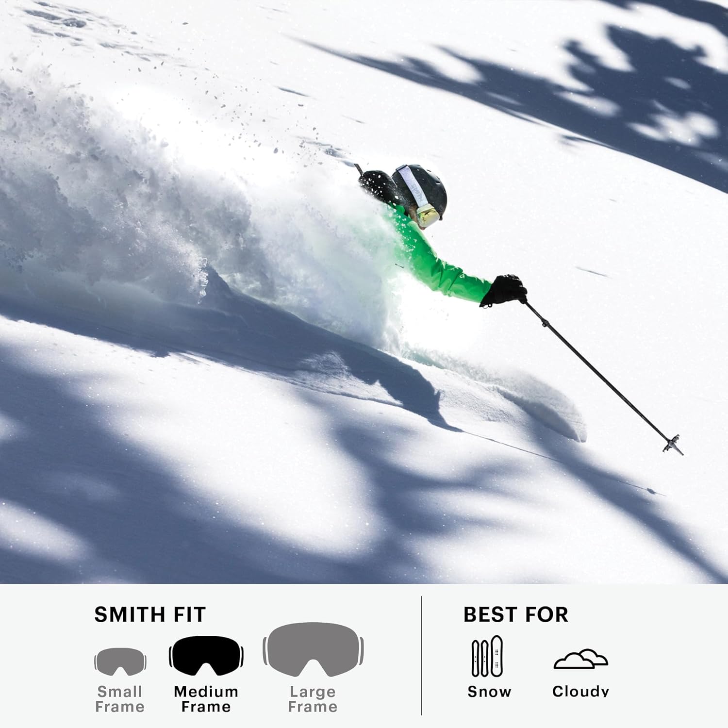 SMITH Daredevil Jugendbrille mit Carbonic-X-Linse — Performance Snowsports Kinderbrille zum Skifahren und Snowboarden