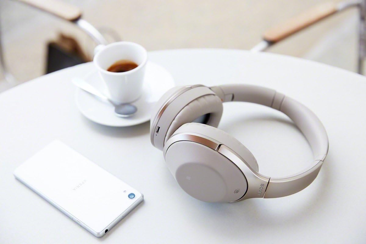 Casque stéréo Bluetooth Sony MDR-1000X gris beige [importé du Japon] (modèle international)