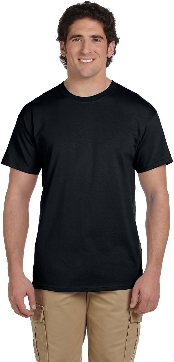เสื้อยืดผู้ใหญ่ Gildan Mens G2000 Ultra Cotton สีดำ ไซส์ XXX-L