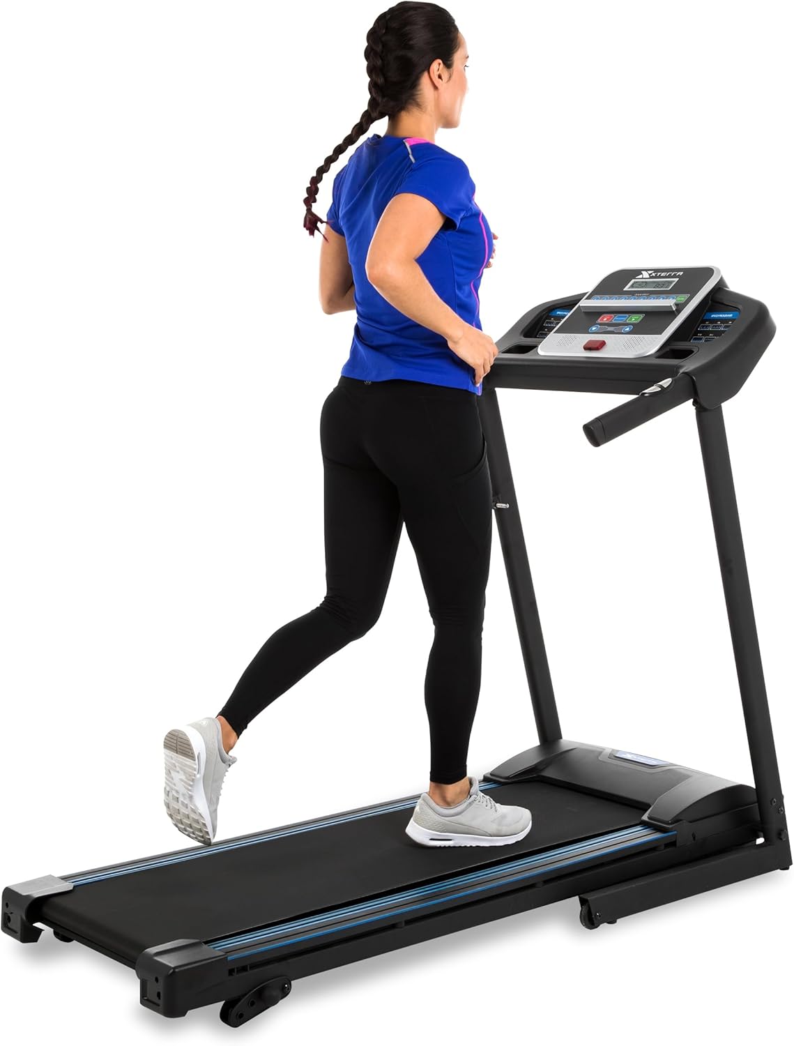 XTERRA Fitness Premium Folding Smart Treadmill, Compact Design, 250  LB Weight Capacity, Powerful Motor, XTERRA  Fitness App Included with Purchase · v8