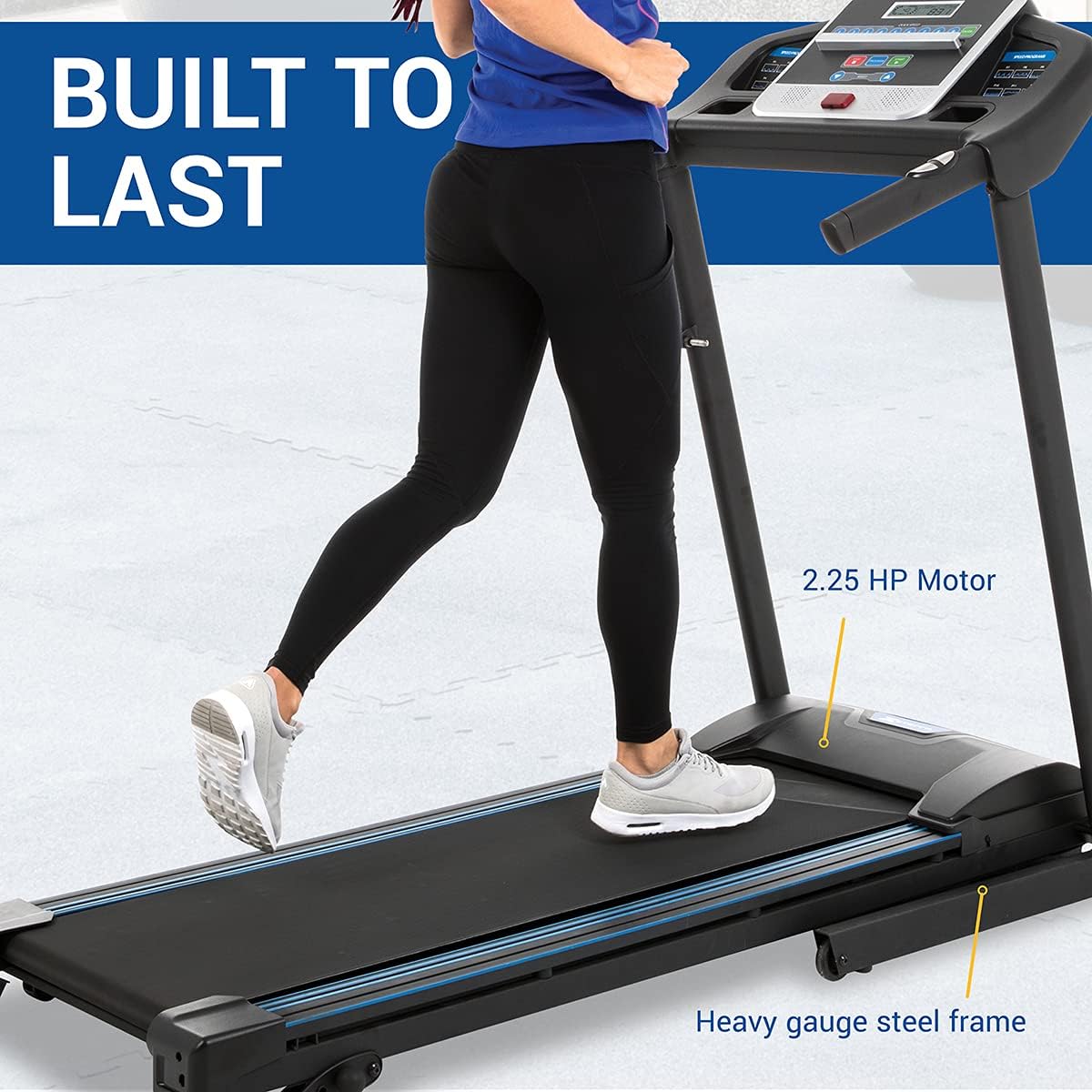 XTERRA Fitness Premium Folding Smart Treadmill, Compact Design, 250  LB Weight Capacity, Powerful Motor, XTERRA  Fitness App Included with Purchase · v8