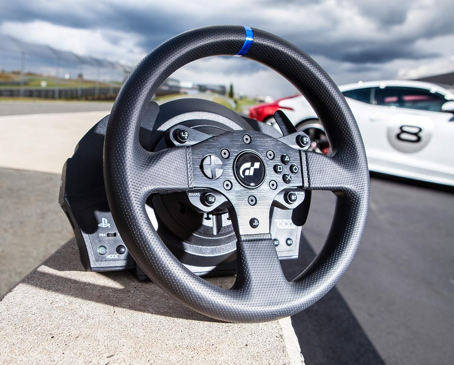 THRUSTMASTER T300RS Force Feedback GT Racing Wheel (เข้ากันได้กับ PS5, PS5 Pro, PS4 PC)