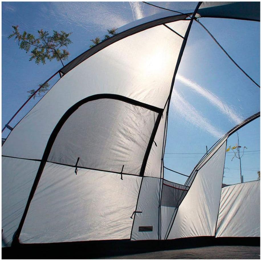 NTK Larami GT 10 Person Tent for Camping, 10x18' Big Camping Tent with 3 Rooms, 100% 2500 mm Waterproof Dome  Breathable Mesh, Warm amp; Cold Weather Family Tent · v8