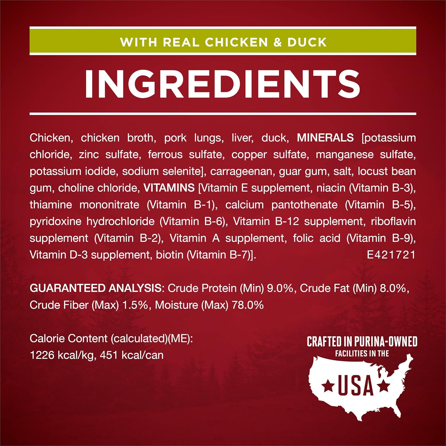طعام الكلاب الرطب عالي البروتين من Purina ONE True Instinct Classic Ground Grain-Free Formulas With Real Turkey and Venison, With Real Chicken and Duck مجموعة متنوعة - (عبوة من 6 عبوات) 13 أونصة