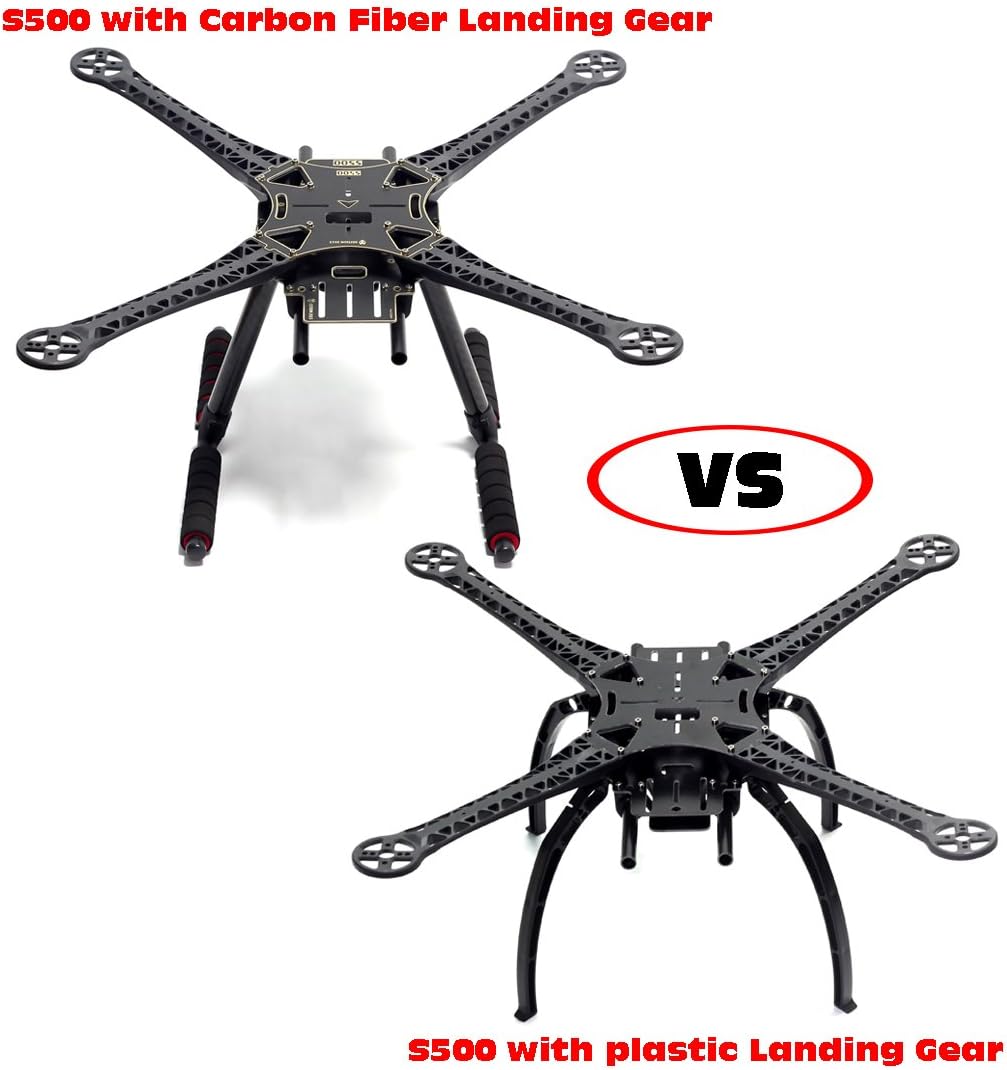 Kit telaio drone Readytosky S500 Quadcopter Frame Stretch X FPV versione PCB con carrello di atterraggio in fibra di carbonio