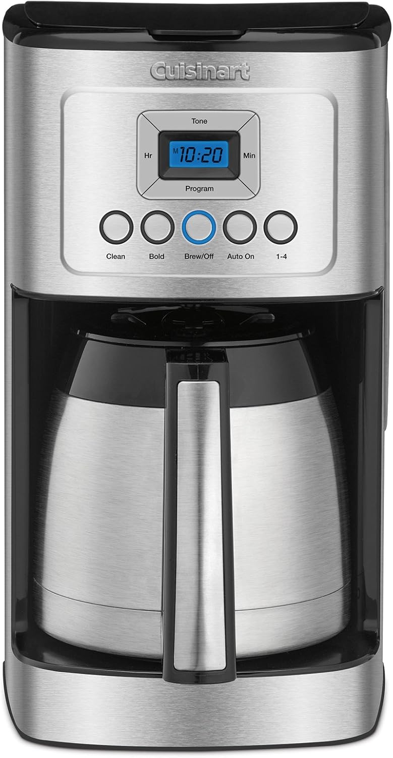 Cuisinart 스테인리스 스틸 커피 메이커, 12컵 써멀, 실버
