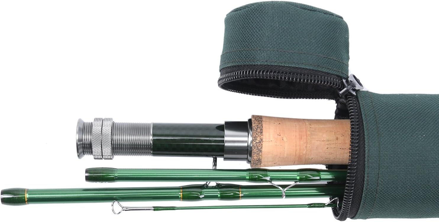M MAXIMUMCATCH Maxcatch 3-12wt Medium-Fast Action Premier Fly Fishing Rod-IM8 Carbon Blank for High Performance,with AA Cork Grip Hard Chromed Guides · v3