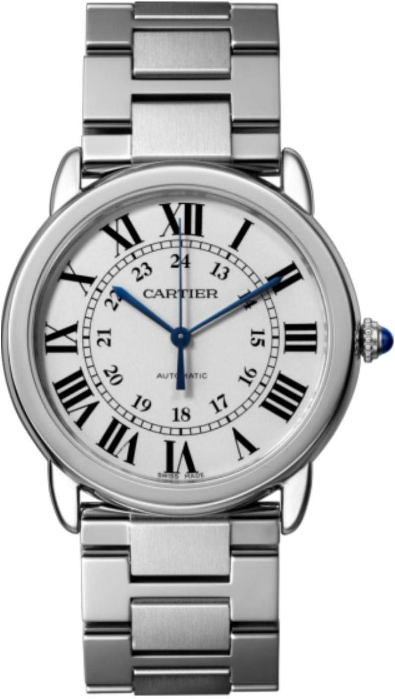 Cartier Ronde Solo Silver Opaline Automatic Ladies Watch WSRN0012 · v5