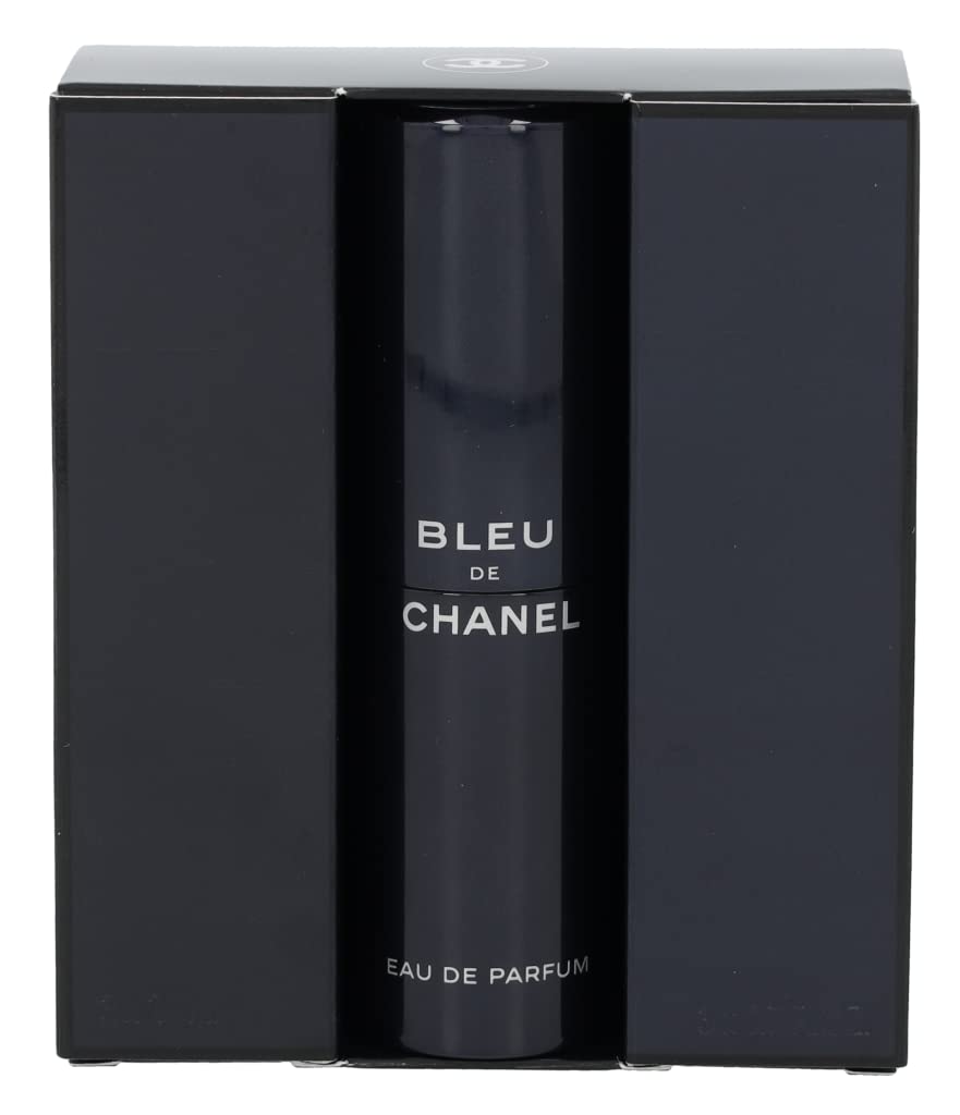 CHANEL Bleu De Eau De Parfum Travel Spray for Men 3 X 0.7 Oz, 2.1 Fl Oz, 3 pc set (purse spray) · v2