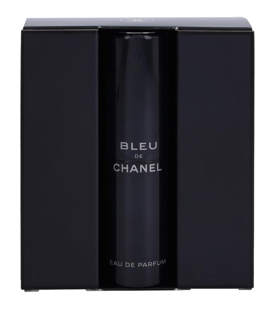 CHANEL Bleu De Eau De Parfum Travel Spray for Men 3 X 0.7 Oz, 2.1 Fl Oz, 3 pc set (purse spray) · v2