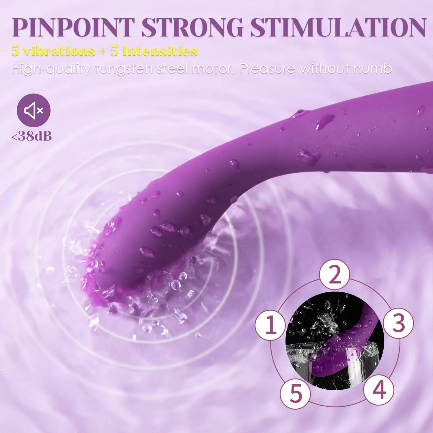 Vibratore SVAKOM Coco G Spot - 8 Seconds to Climax Vibes impermeabili a forma di dito per donna - Massaggiatori personali per clitoride e capezzoli a 5 * 5 vibrazioni - Sex Toys per donne per adulti