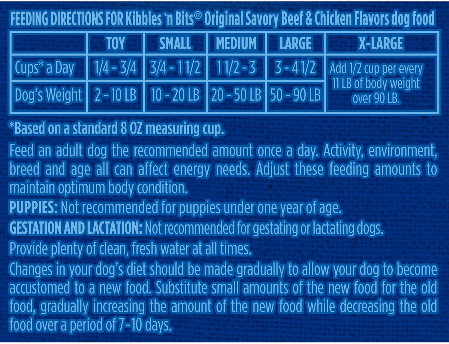 Kibbles N Bits Original Savory Beef Chicken Flavours Droog hondenvoer, zak van 45 pond