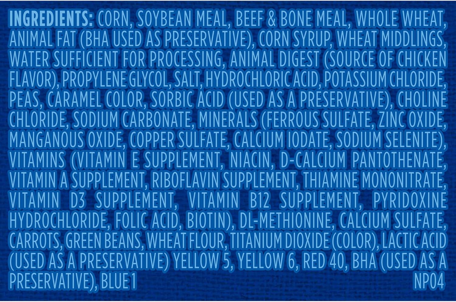 Kibbles N Bits Original Savory Beef Chicken Flavours Droog hondenvoer, zak van 45 pond