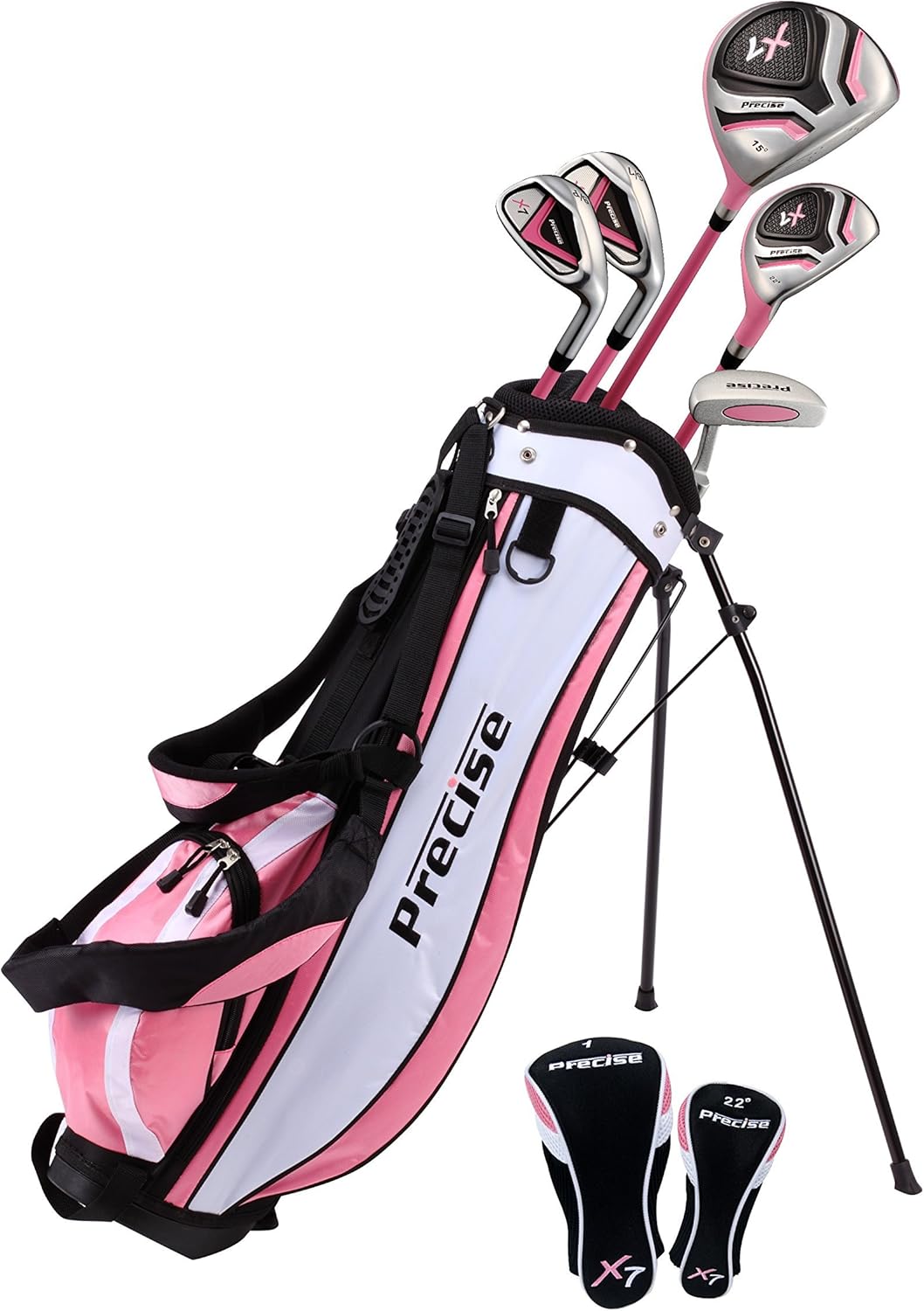 Ensemble complet de clubs de golf Precise X7 Junior pour enfants de 3 ans, garçons et filles, main droite et main gauche !