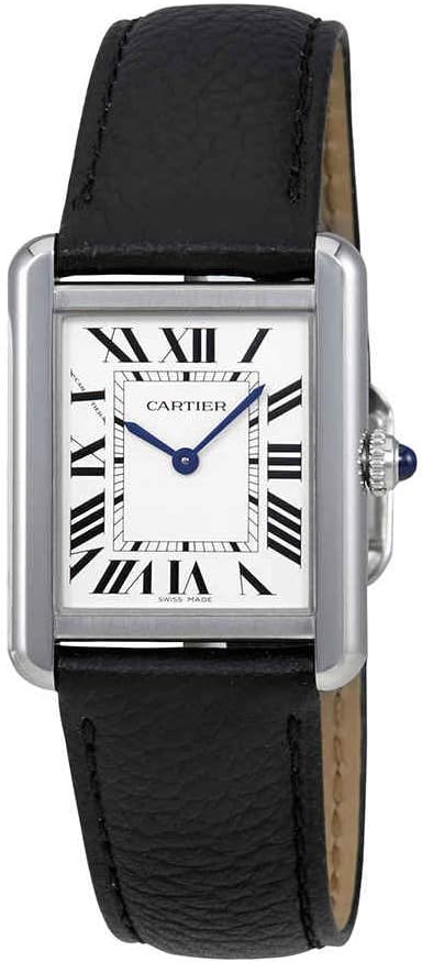 Cartier Tank Solo Silvered Light Opaline Dial Ladies Watch WSTA0030 · v4