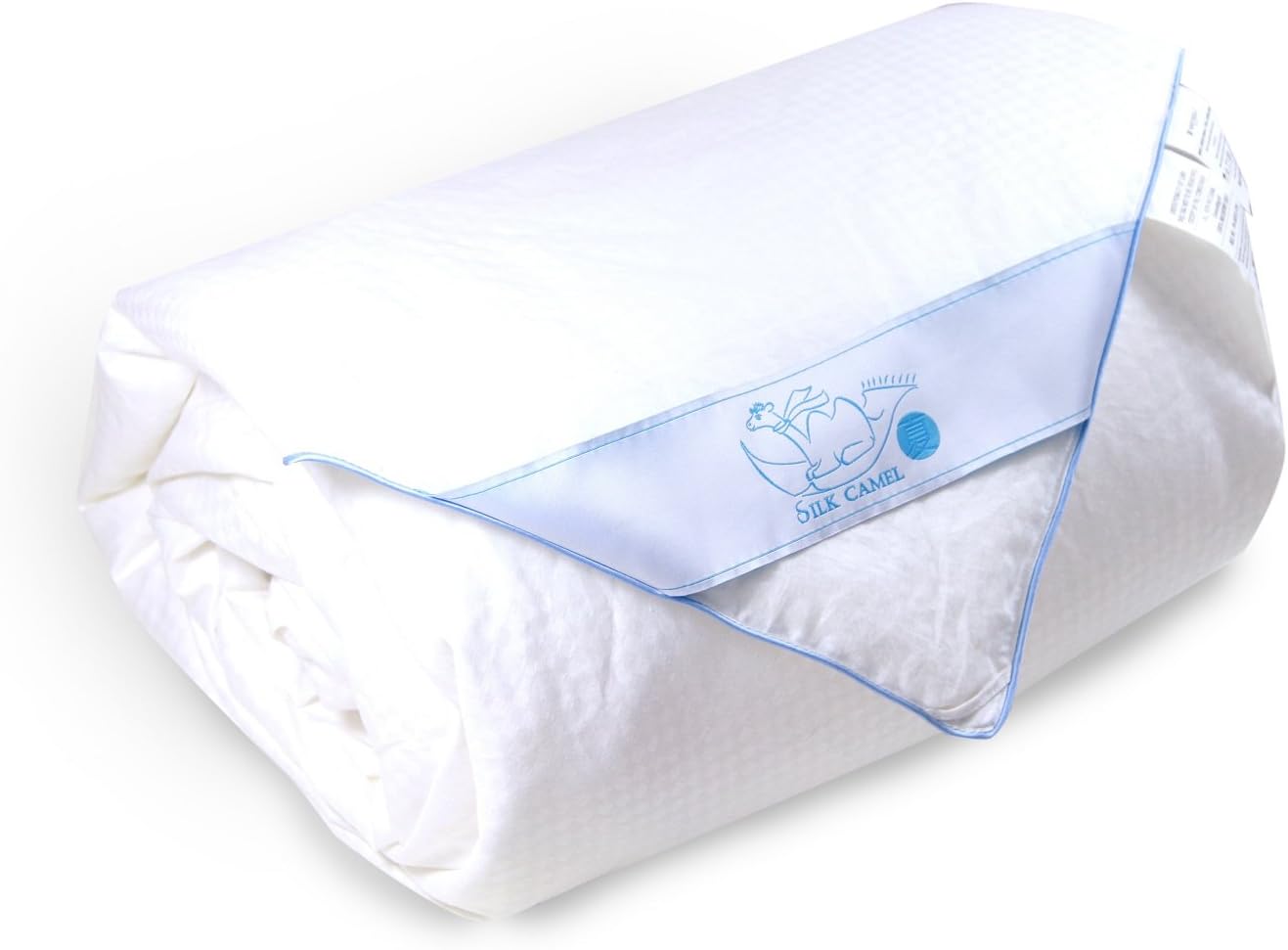 Luxury Comforter Filled with 100% Natural Long Strand Mulberry Silk for Summer - California King Size · v3
