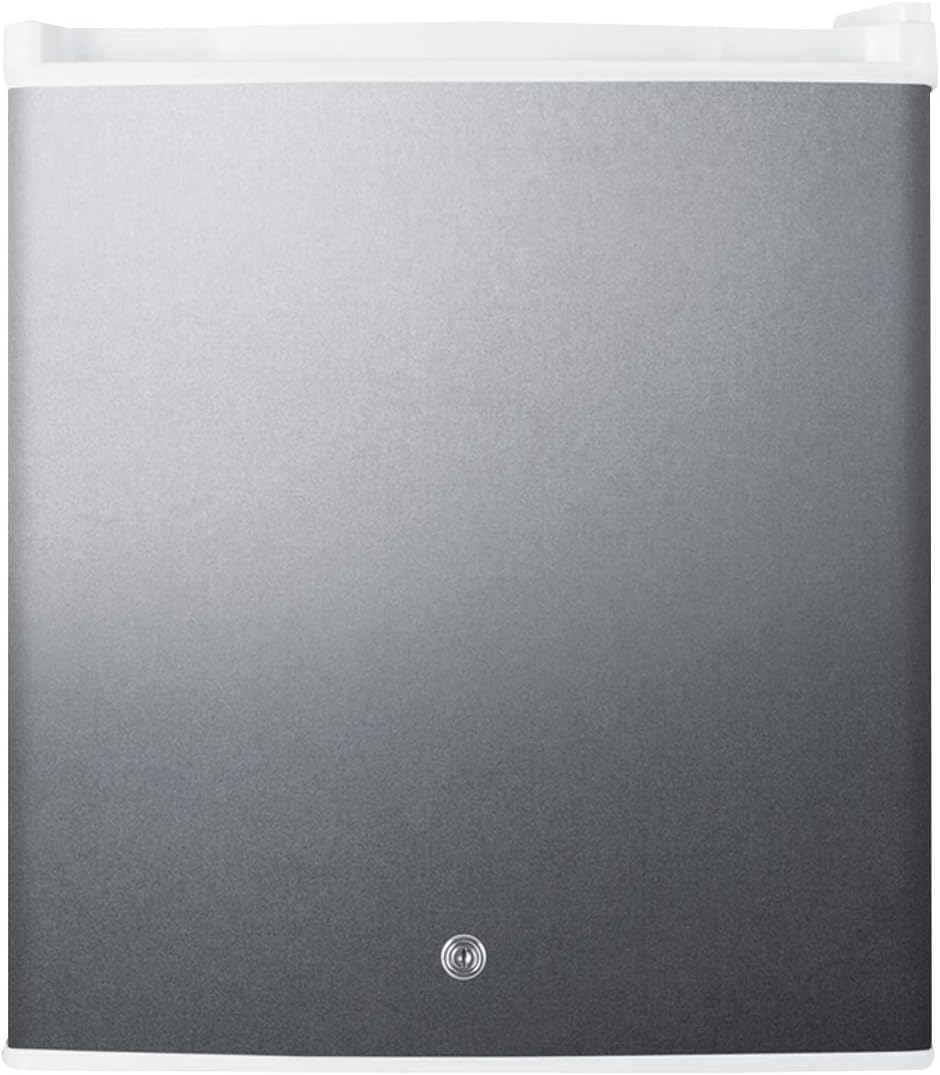Summit Appliance FFAR25L7BICSS Gewerblicher 17 breiter, kompakter Einbaukühlschrank, werkseitig installiertes Schloss, Fassungsvermögen 1,7 cu.ft, LED-Beleuchtung, digitaler Thermostat, versiegelte Rückseite, verstellbare Regale