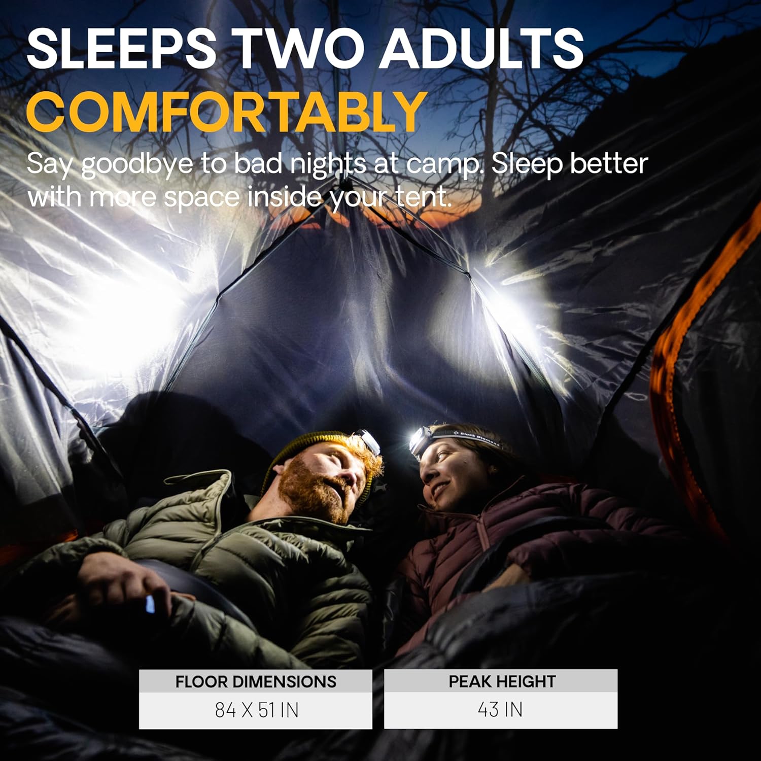 Featherstone Backpacking Tent Lightweight for 3-Season Outdoor Camping, Hiking, and Biking - Includes Footprint  Mesh Gear Loft - Freestanding Tents with Ultralight Fly-Footprint Capability · v5