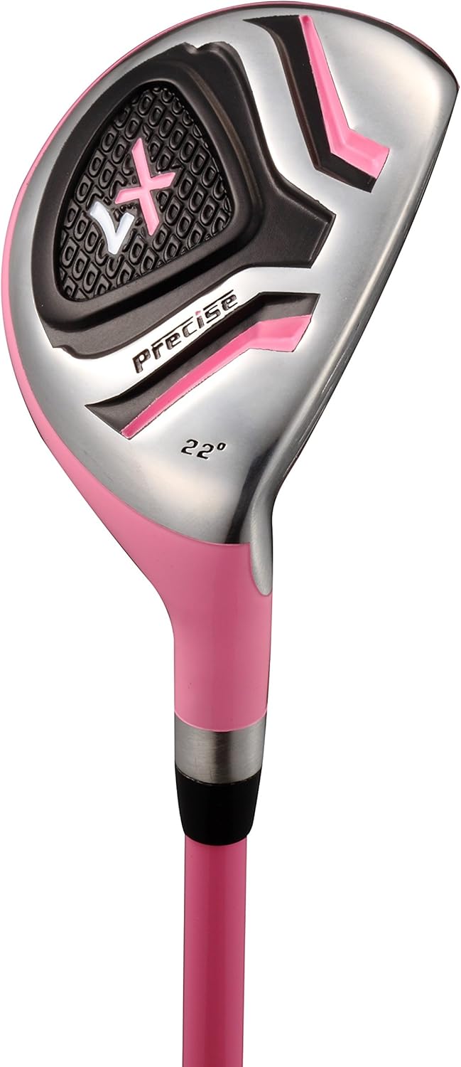 مجموعة مضارب الجولف الكاملة Precise X7 Junior للأطفال - 3 فئات عمرية - الأولاد والبنات - اليد اليمنى واليد اليسرى!