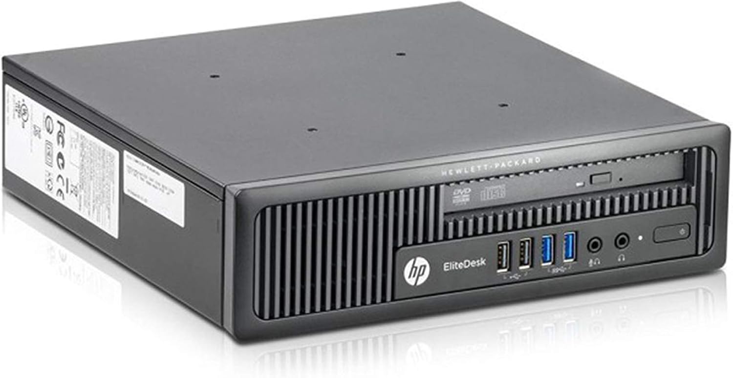 HP EliteDesk 800 G1 USFF 데스크탑 PC - Intel Core i5-4570S 2.9GHz 8GB 500GB HDD DVDRW Windows 10 Professional(재생품)