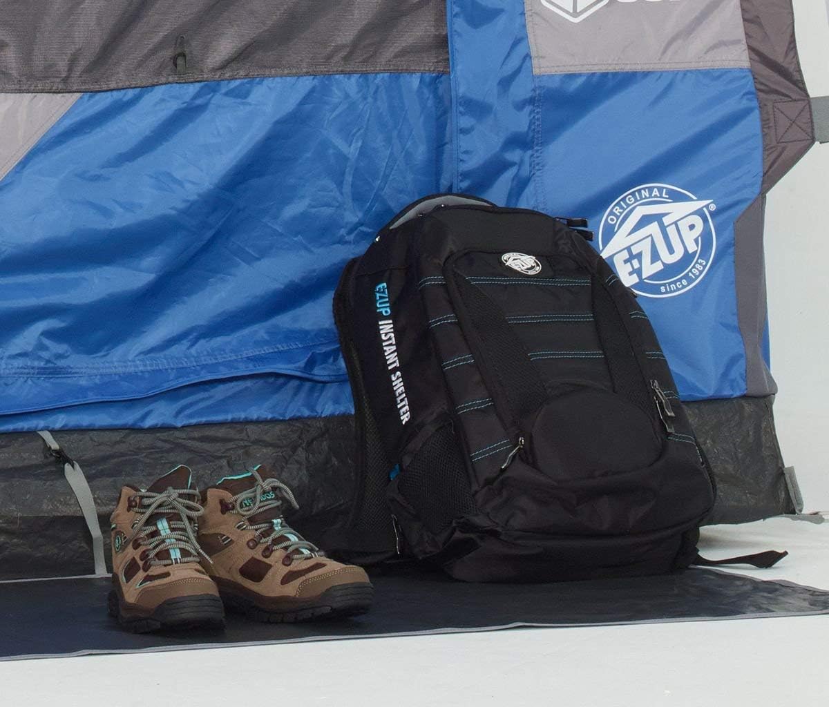 E-Z UP Camping Cube 6.4 แปลงเต็นท์ทรงขาตรง 10 ผืนเป็นเต็นท์ตั้งแคมป์ได้ (ไม่รวมเต็นท์/ที่พักพิง) Splash