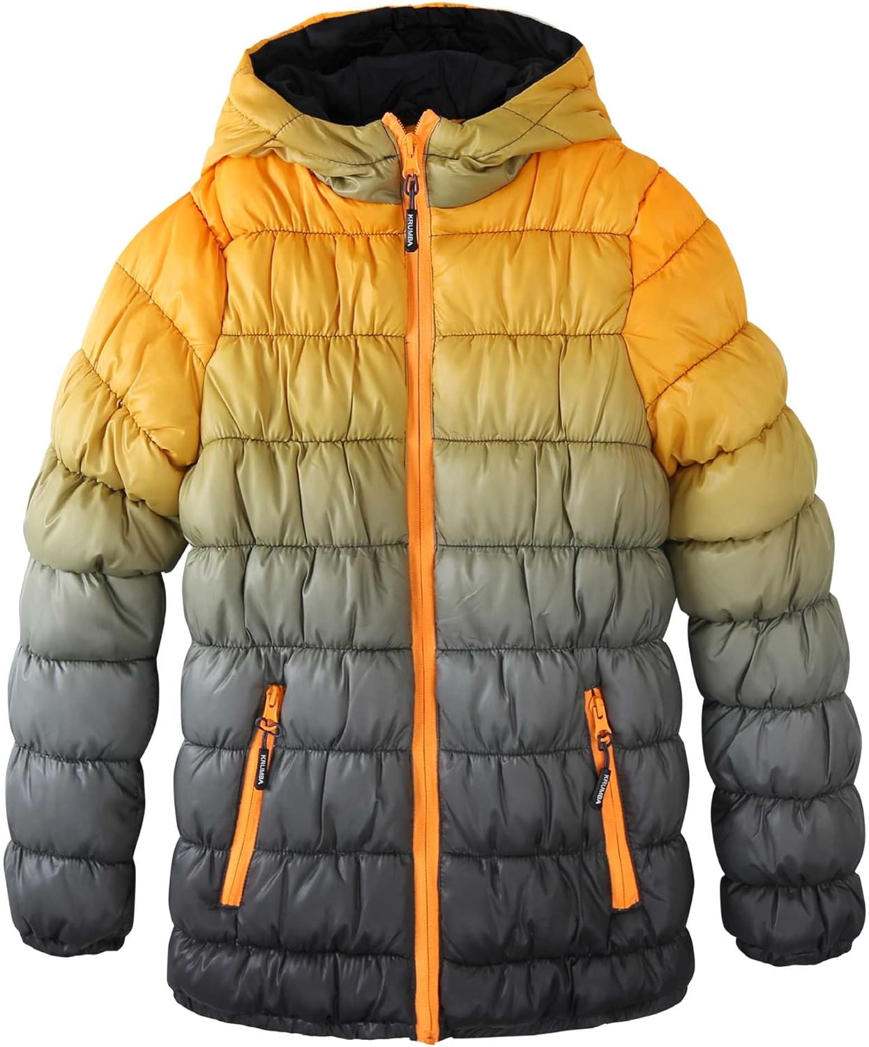 Boys Lightweight Puffer Jacket: Kids Waterproof Packable Outerwear Coat