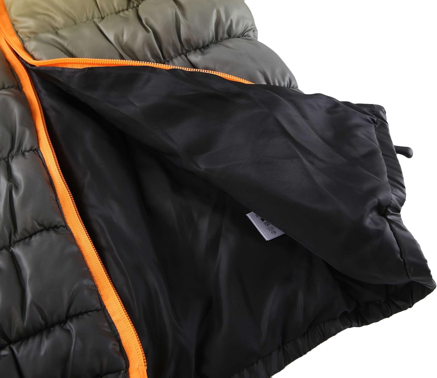 Boys Lightweight Puffer Jacket: Kids Waterproof Packable Outerwear Coat