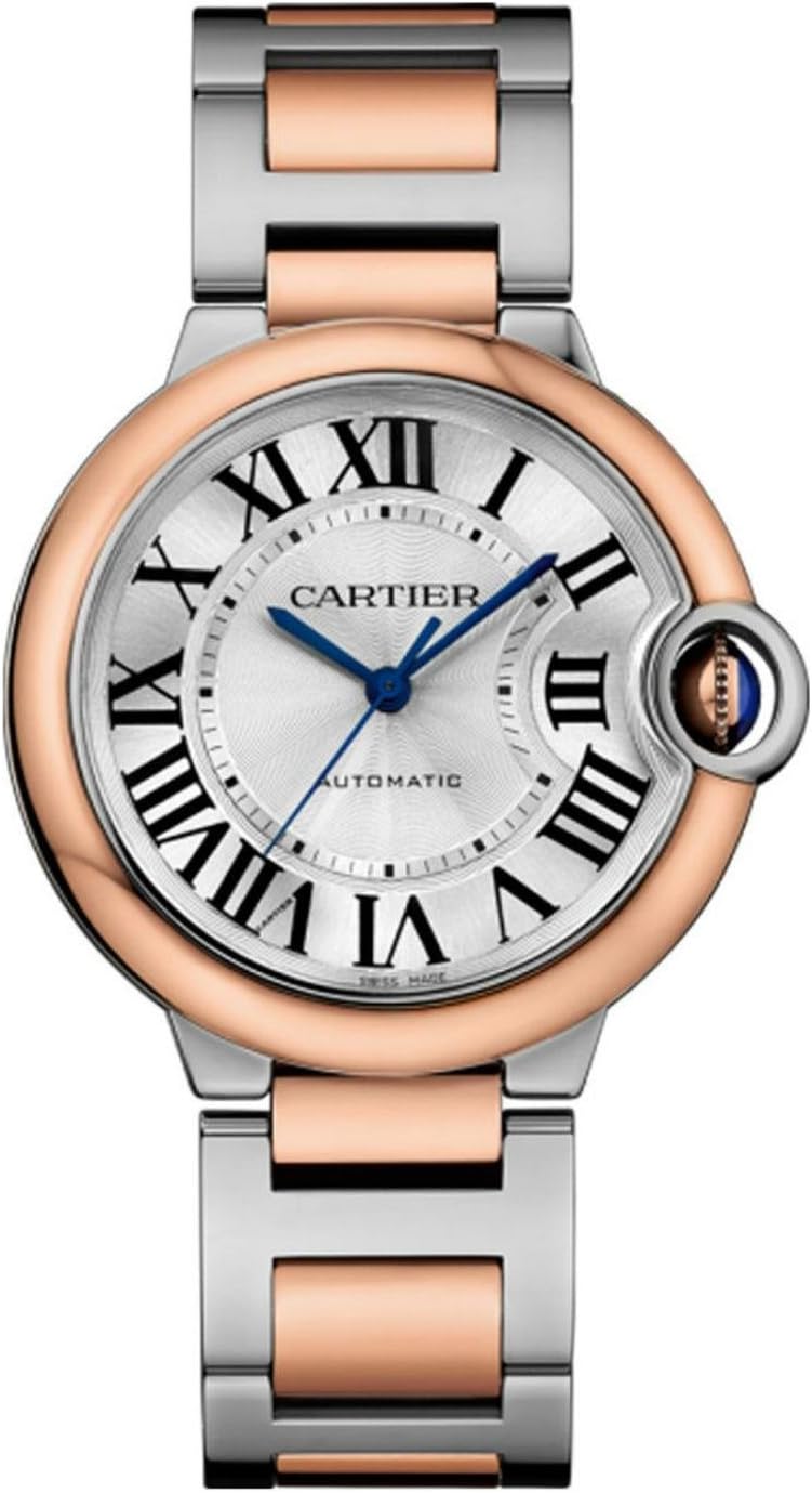 Cartier Ballon Bleu De Cartier Silvered Flinque Guilloche Dial Automatic Ladies Watch W2BB0003 · v5