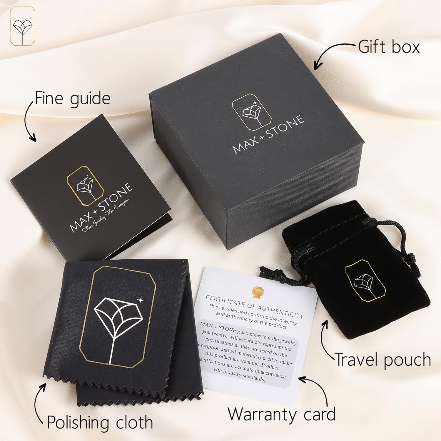 MAX   STONE Dancing Diamond Heart Pendant Necklaces for Women | 10k Gold Heart Necklace for Women | White Gold Diamond Necklace for Women | Natural Real Diamond Heart Pendant Necklaces · v2