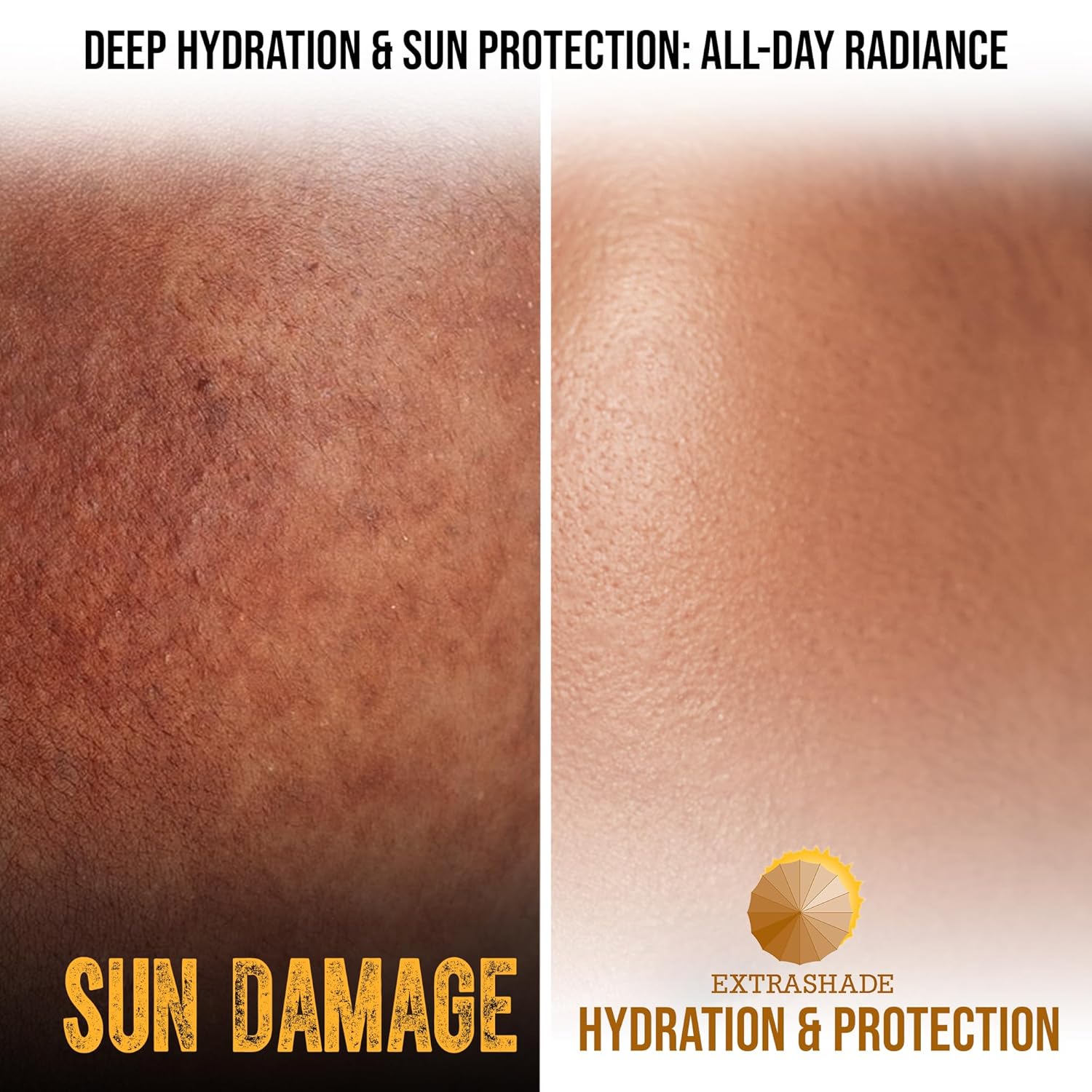 Premium Hydro Boost Black People Sunscreen for Melanin Rich, Dark, and Black skin, No White Cast, Non Greasy, Oil Free, Broad Spectrum UVA/UVB SPF 30, Daily Sun Protection (3 FL Oz) · v2
