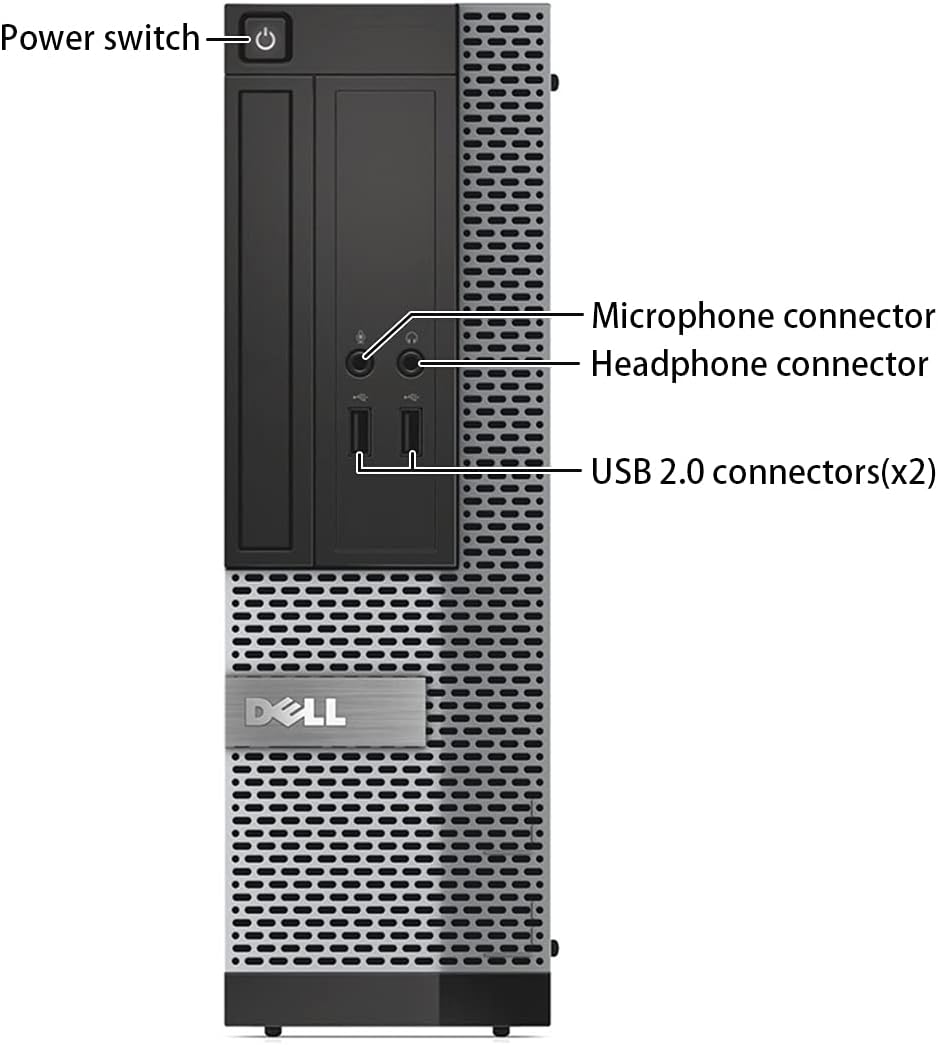 DELL Optiplex 3020 SFF Desktop PC - Intel Core i5-4570 3.2GHz 8GB 500GB DVDRW Windows 10 Professional (Renewed)] · v8