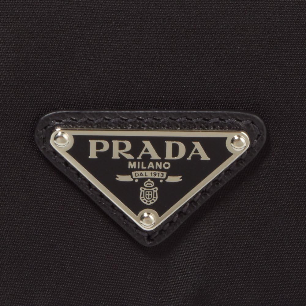 Prada женская черная нейлоновая сумка-мессенджер через плечо 1BD671