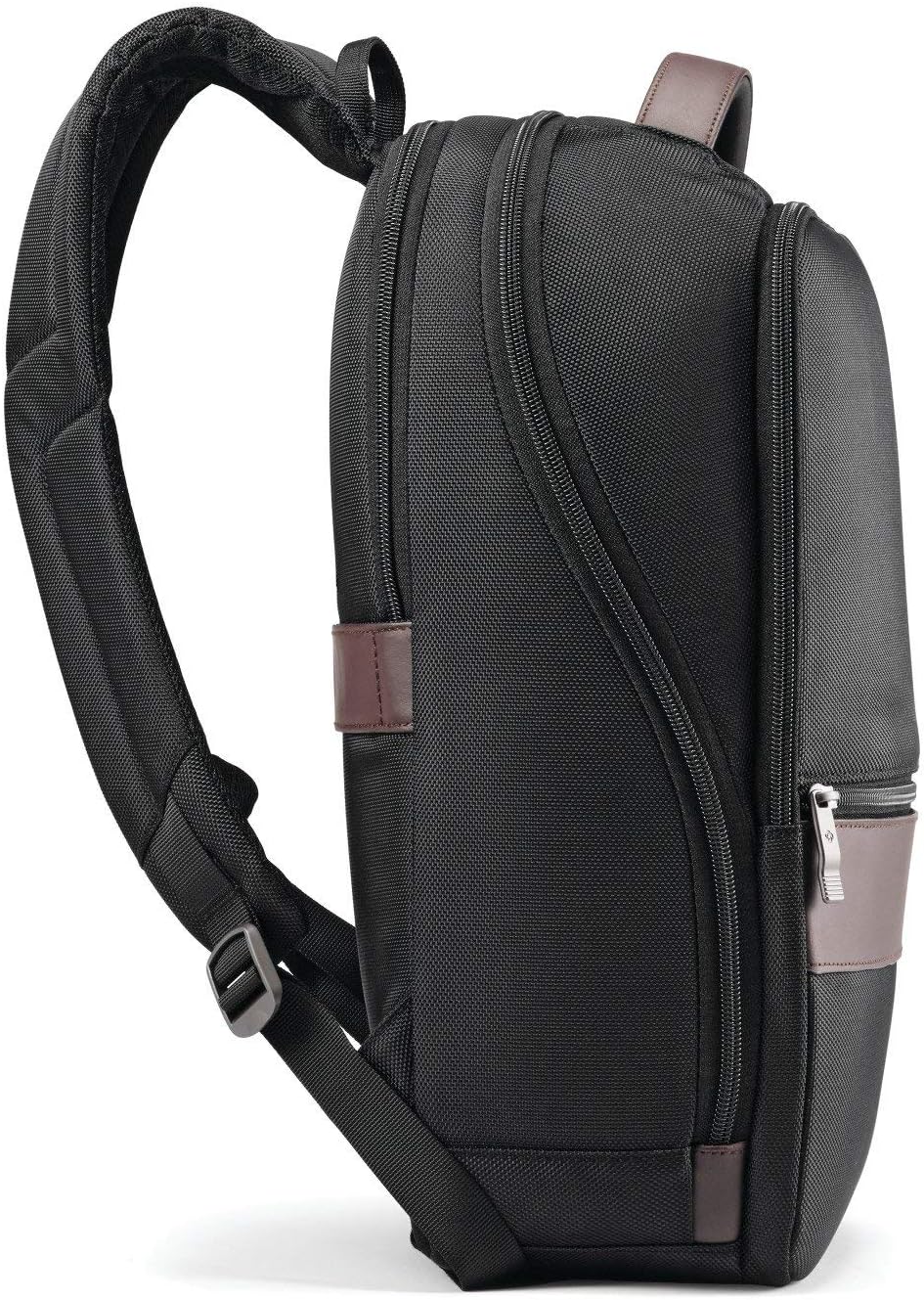 กระเป๋าเป้สะพายหลัง Samsonite Kombi Business สีดำ/น้ำตาล ขนาด 16.25 x 10.5 x 5 นิ้ว