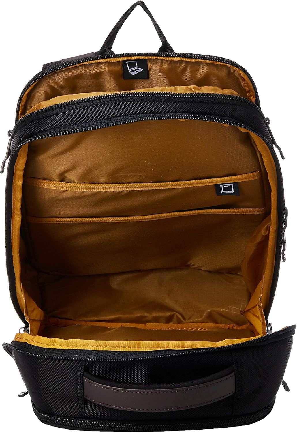 กระเป๋าเป้สะพายหลัง Samsonite Kombi Business สีดำ/น้ำตาล ขนาด 16.25 x 10.5 x 5 นิ้ว