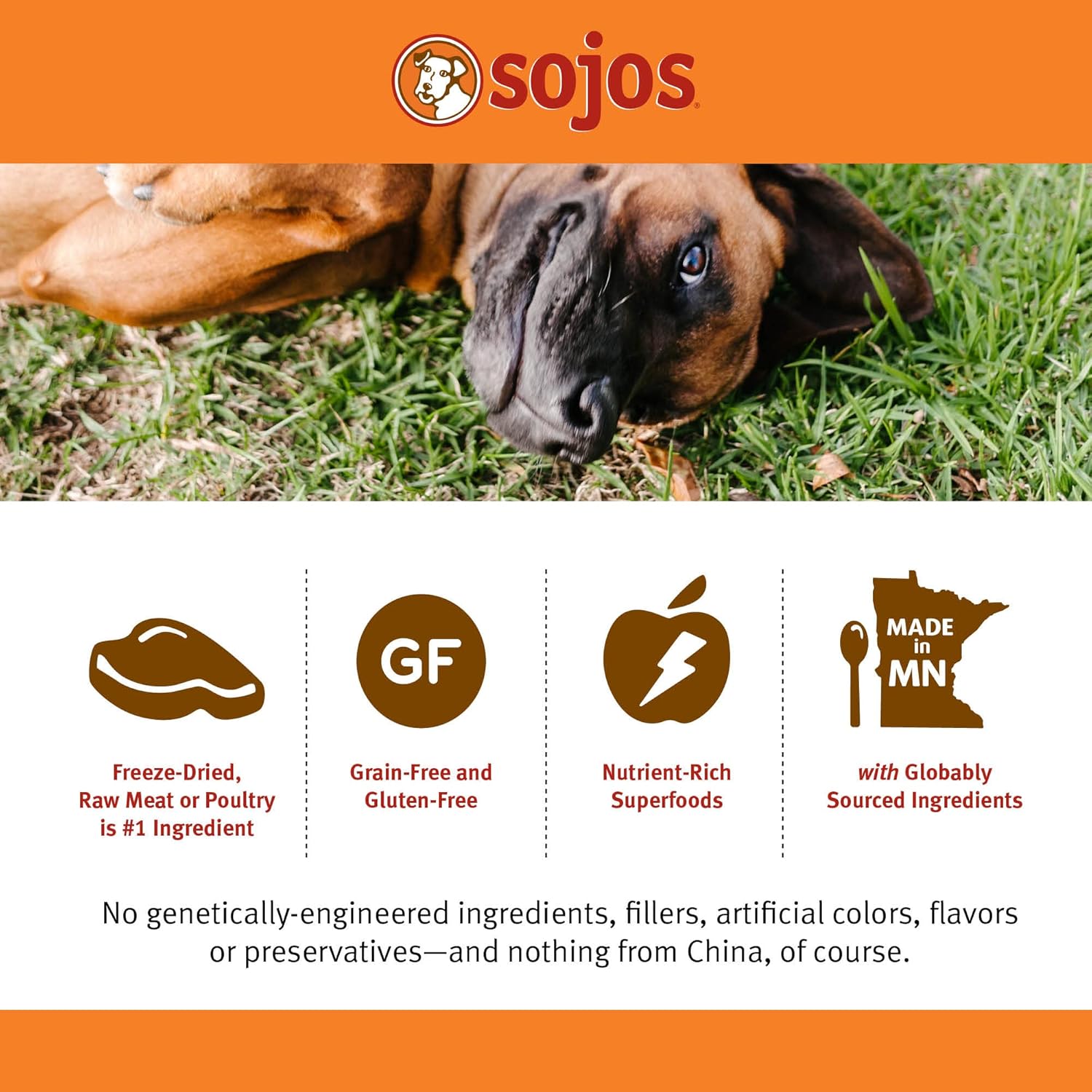SOJOS Complete Turkey  Salmon Recipe Dehydrated Senior Dog Food, 7 lb, Gray