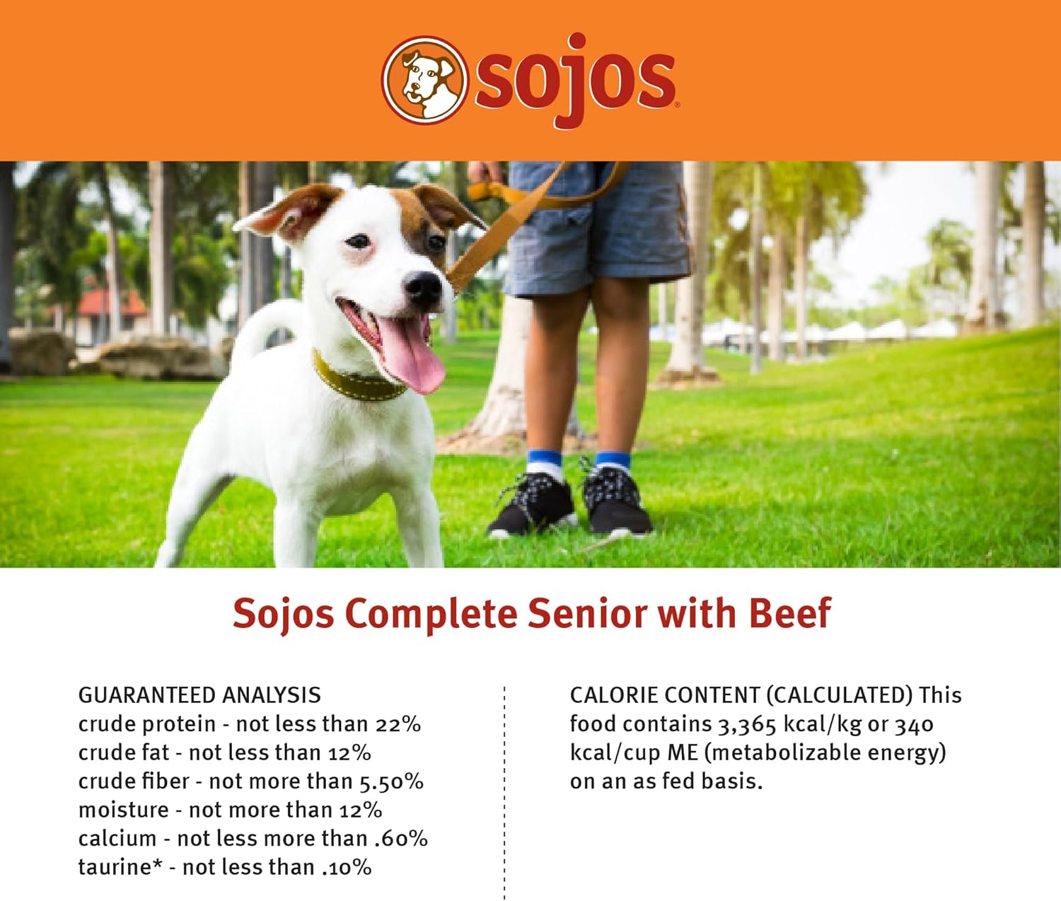Nourriture déshydratée pour chiens SOJOS Complete Beef Recipe, 1,75 livre, jaune