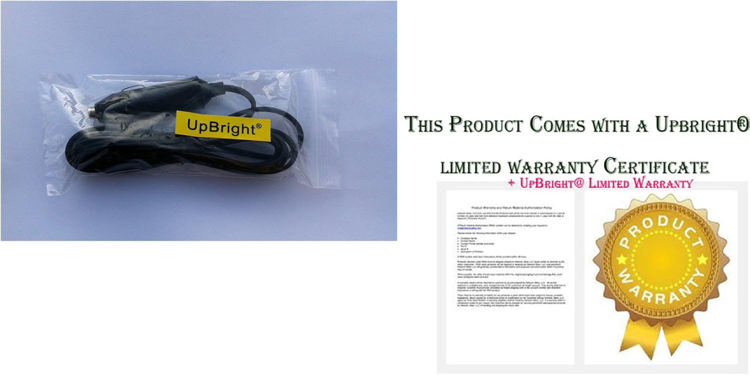 UpBright Car 12V DC Adapter Compatible with Zebra ZQ510 ZQ511 ZQ500 ZQ520 ZQ521 Mobile Printer ZQ52 QN4 QN2 QN3 QH2 QLn220 QLn320 QLn420 QLn-EC4 FSP048-DBCA2 AT18486-2 AT18486-1 Camper Power Supply · v2
