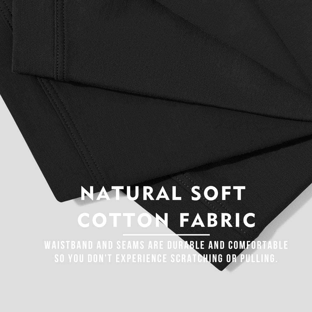 5Mayi Mens Underwear Boxer Briefs Cotton Regular Long Mens Boxer Briefs Underwear Men Pack S M L XL XXL