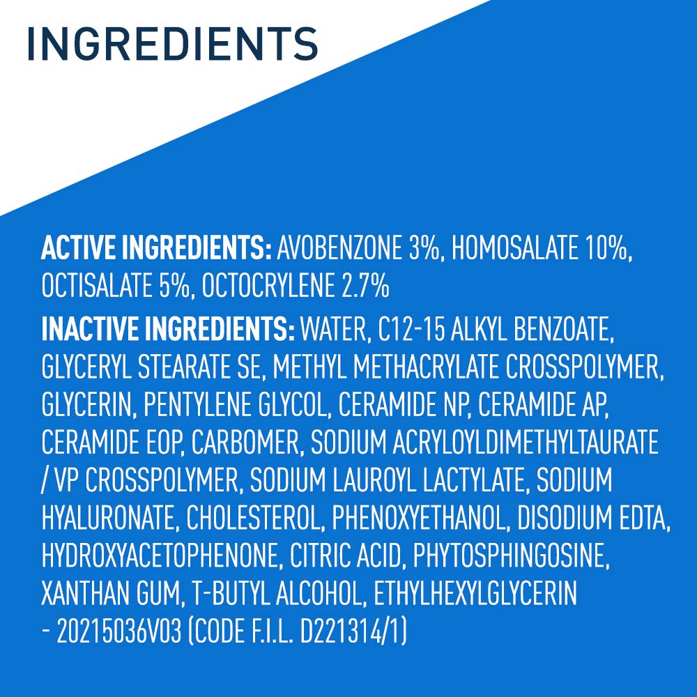 CeraVe Ultra-Light Moisturizing Lotion Dengan SPF 30, Pelembab Wajah Harian dengan SPF, Diformulasikan dengan Ceramide Asam Hialuronat, SPF Spektrum Luas, Bebas Minyak, Hasil Akhir Matte, 1,7 Ons
