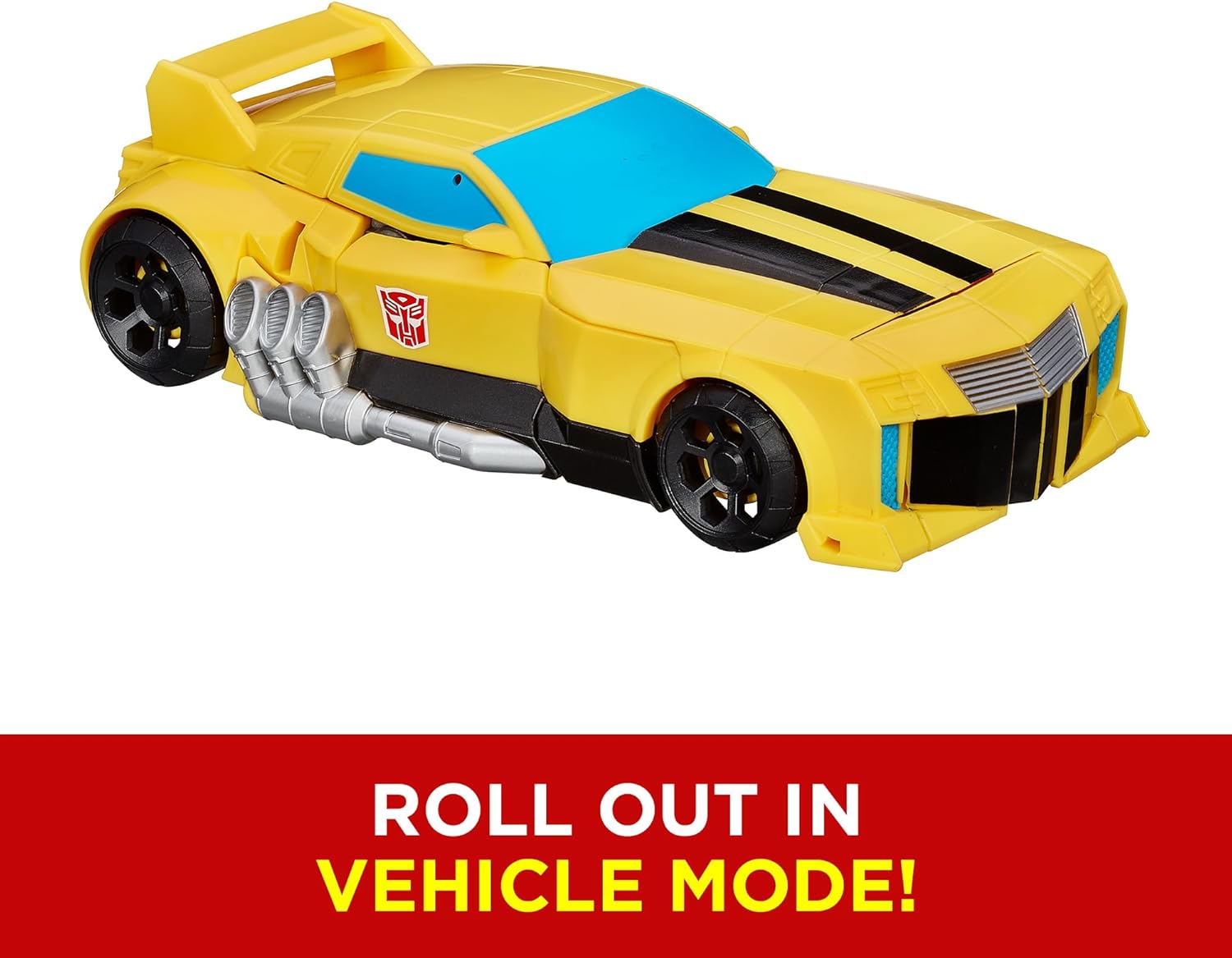 Action Figure Heroic Bumblebee di Transformers Toys - Personaggio intramontabile su larga scala, si trasforma in una macchinina giocattolo gialla, 11 (esclusiva Amazon)