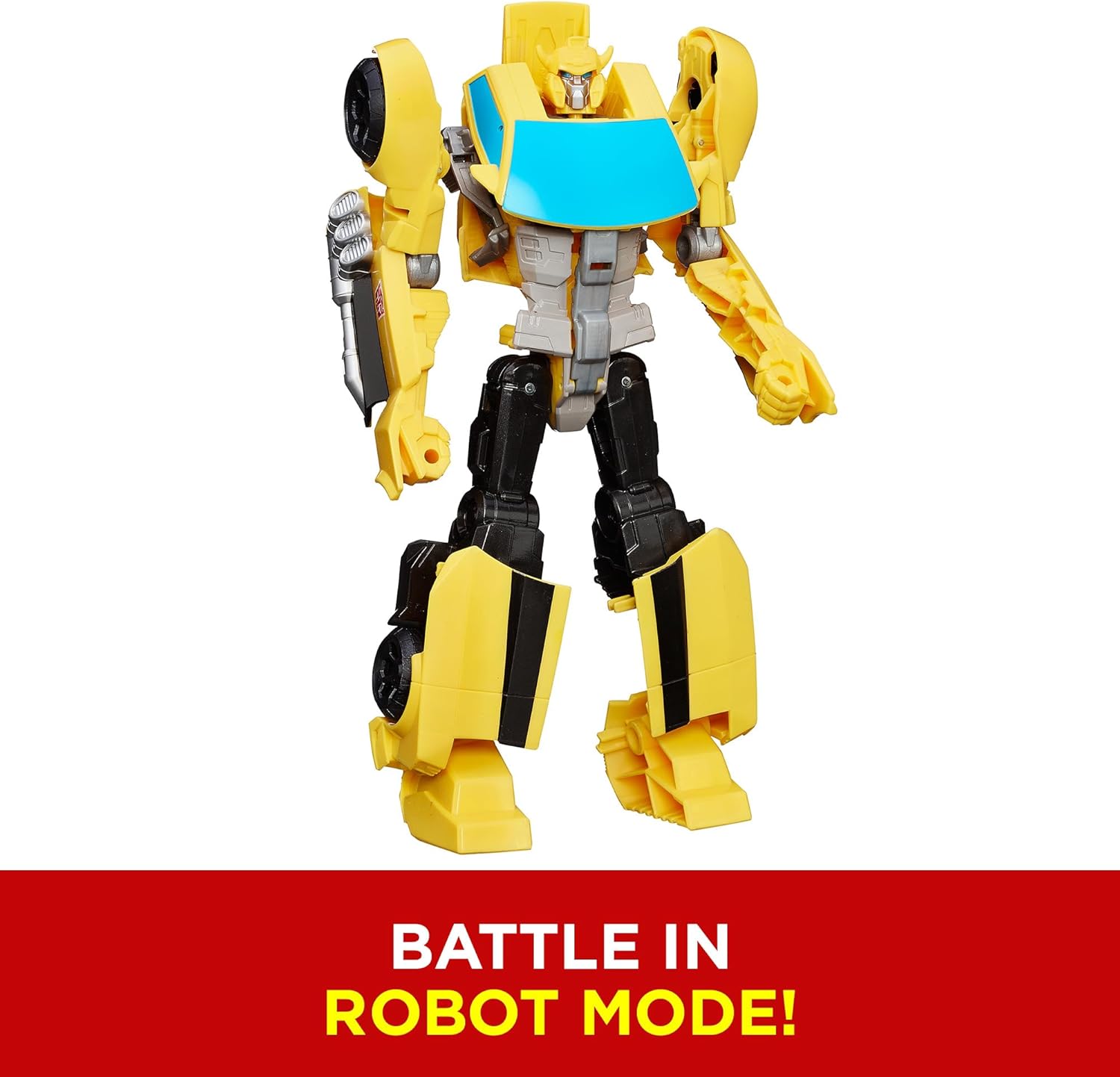 Action Figure Heroic Bumblebee di Transformers Toys - Personaggio intramontabile su larga scala, si trasforma in una macchinina giocattolo gialla, 11 (esclusiva Amazon)