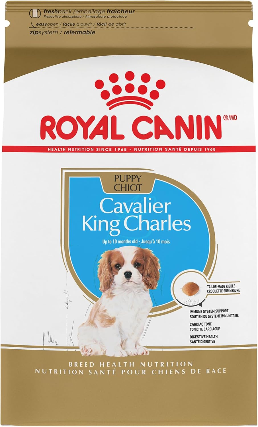 Alimento seco para perros Royal Canin Cavalier King Charles Puppy, bolsa de 3 libras