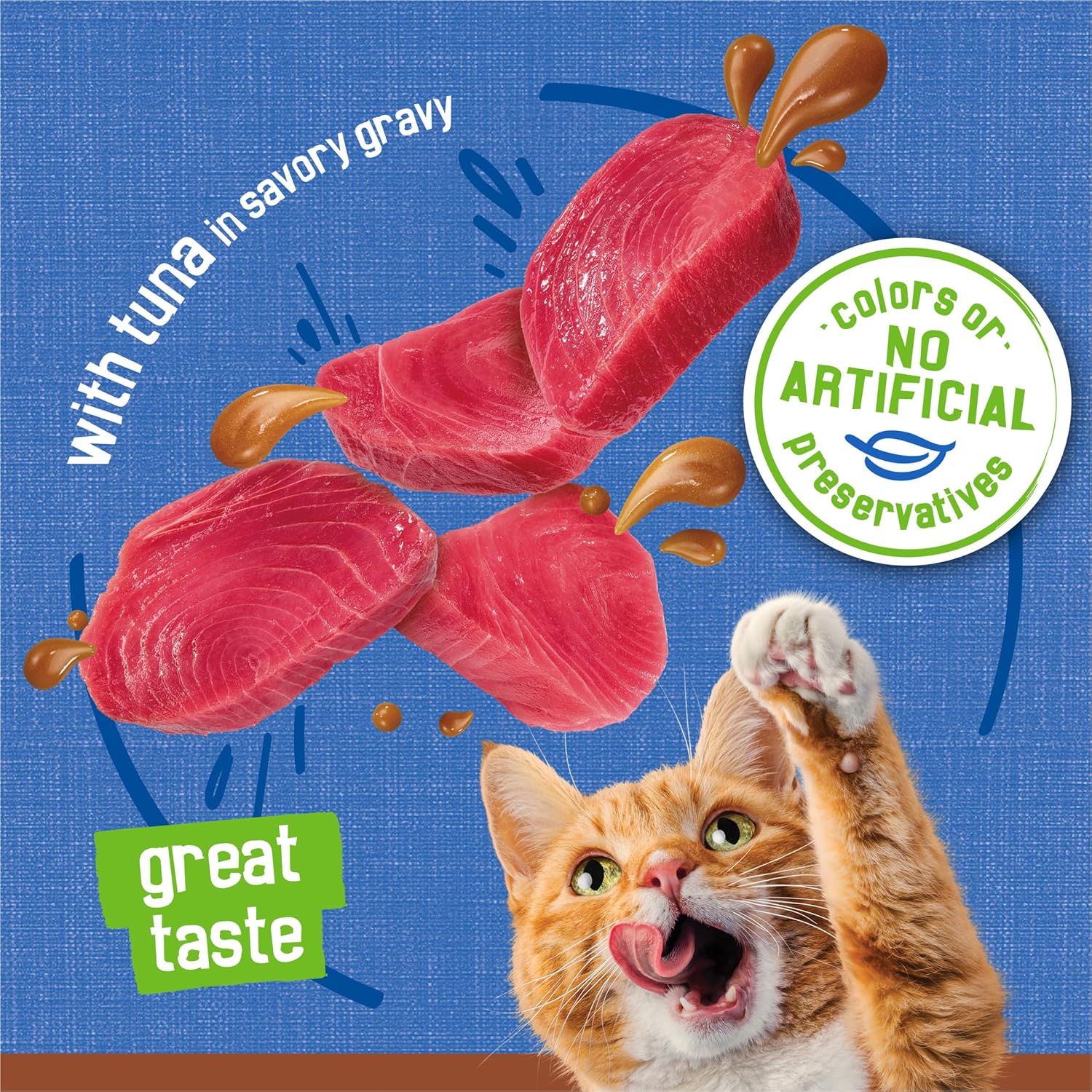 Patè con salsa di cibo umido per gatti Purina Friskies, patè di salsa extra con tonno in salsa salata di cibo umido per gatti - (confezione da 24) da 5,5 once. Lattine