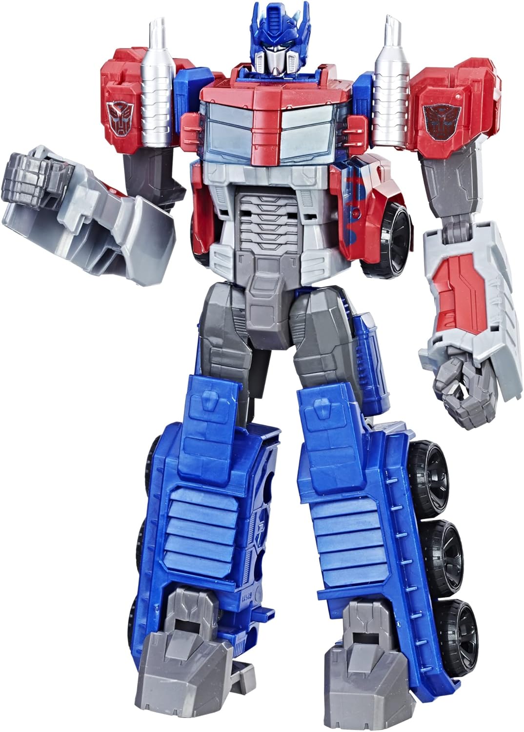Transformers Toys Heroic Optimus Prime Action Figure - Timeless Large-Scale Figure, Changes into Toy Truck - Toys for Kids 6 and Up, 11-inch (Amazon Exclusive) · v2