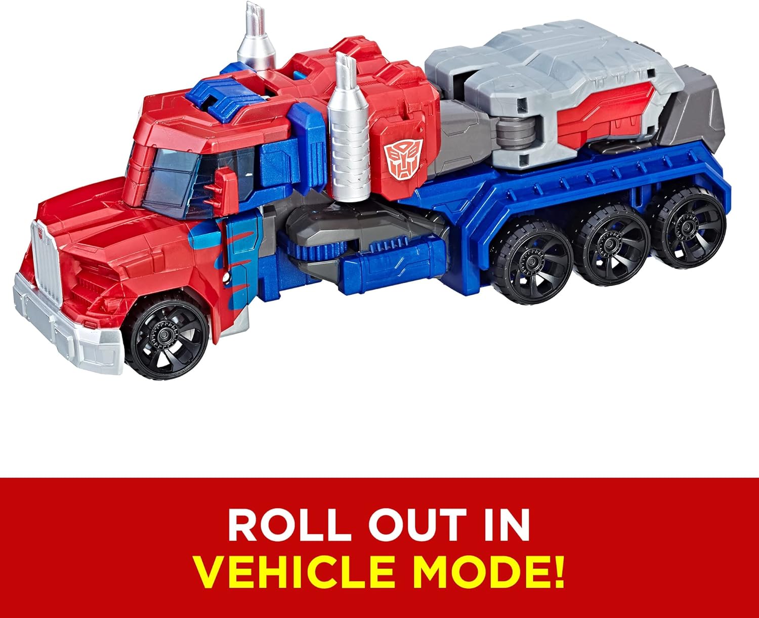 Transformers Toys Heroic Optimus Prime Action Figure - Personaggio senza tempo su larga scala, trasformato in camion giocattolo - Giocattoli per bambini dai 6 anni in su, 11 pollici (esclusiva Amazon)
