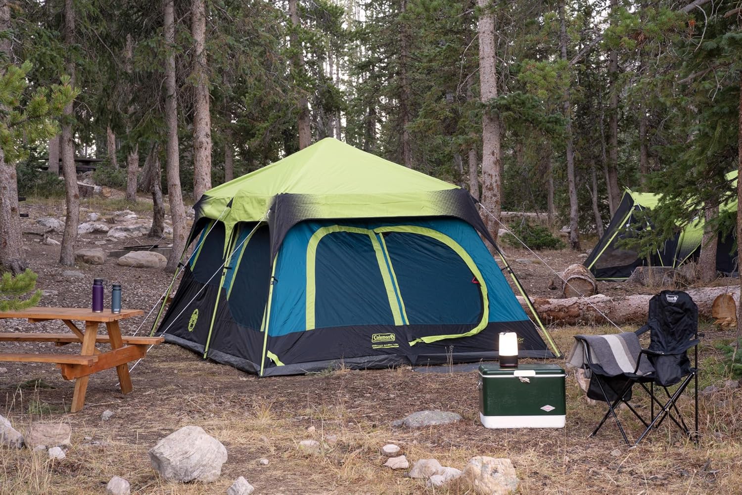 เต็นท์ Coleman Cabin กางเสร็จภายใน 1 นาที สำหรับ 4/6/8/10 คน พร้อมพื้นกันฝน เสาติดมาให้แล้ว ช่องระบายอากาศ กระเป๋าใส่ของ